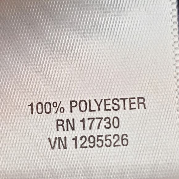 Converse One Star Sleeveless Polyester V Neck Front Buttons Shirt Size Medium - Picture 6 of 7